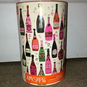 500 piece werkshoppe gold foil 18x24 puzzle with 2 printed art inserts